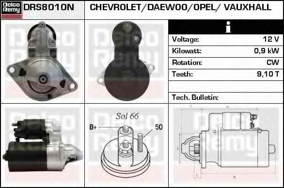 DELCO REMY DRS8010N
