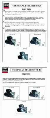 DELCO REMY DRS3850