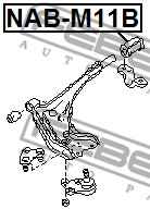 FEBEST NAB-M11B