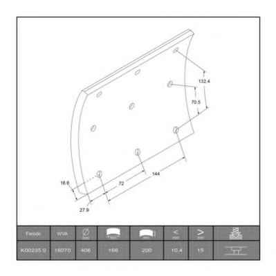 FERODO K00235.0-F3664