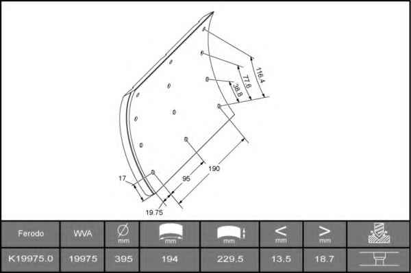 FERODO K19975.0-F3554
