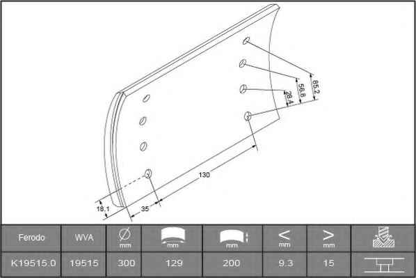 FERODO K19515.0-F3658