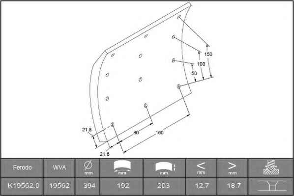 FERODO K19562.0-F3658