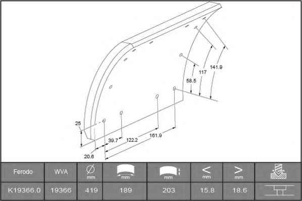 FERODO K19366.0-F3526