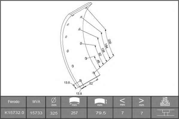 FERODO K15732.0-F3653