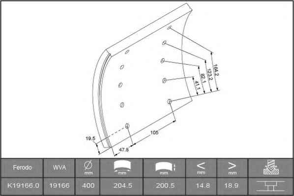 FERODO K19166.0-F3670