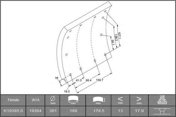 FERODO K19385.0-F3658