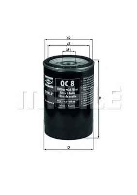 MAHLE FILTER OC8