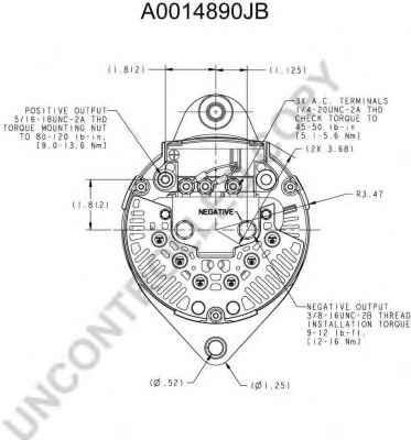 PRESTOLITE ELECTRIC A0014890JB
