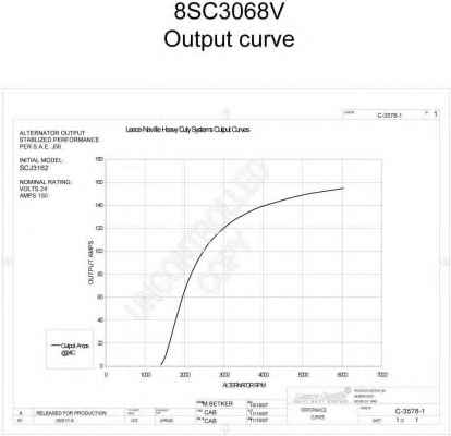 PRESTOLITE ELECTRIC 8SC3068V