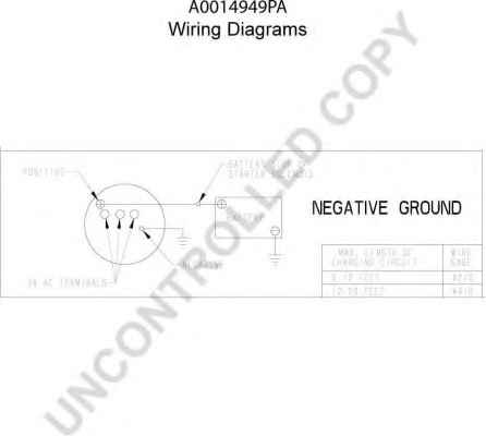 PRESTOLITE ELECTRIC A0014949PA