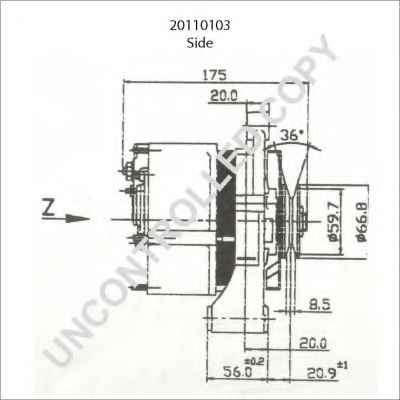 PRESTOLITE ELECTRIC 20110103