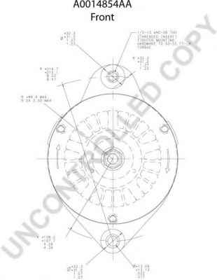 PRESTOLITE ELECTRIC A0014854AA