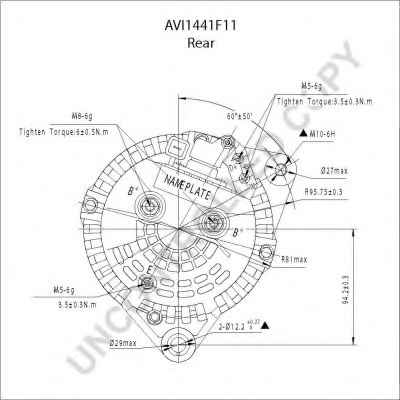 PRESTOLITE ELECTRIC AVI1441F11