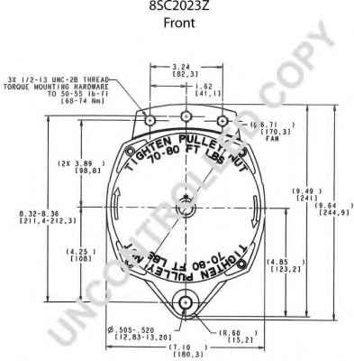 PRESTOLITE ELECTRIC 8SC2023Z