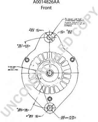 PRESTOLITE ELECTRIC A0014826AA