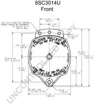PRESTOLITE ELECTRIC 8SC3014U