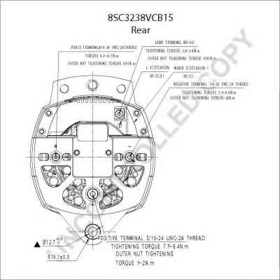 PRESTOLITE ELECTRIC 8SC3238VCB15