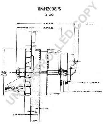 PRESTOLITE ELECTRIC 8MH2008PS