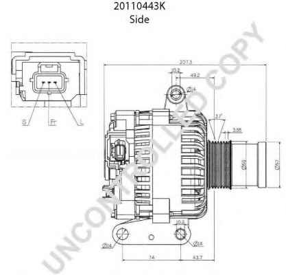 PRESTOLITE ELECTRIC 20110443K
