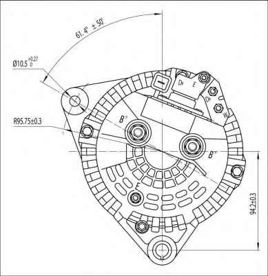 PRESTOLITE ELECTRIC AVI144C2006