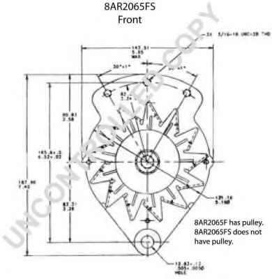 PRESTOLITE ELECTRIC 8AR2065FS