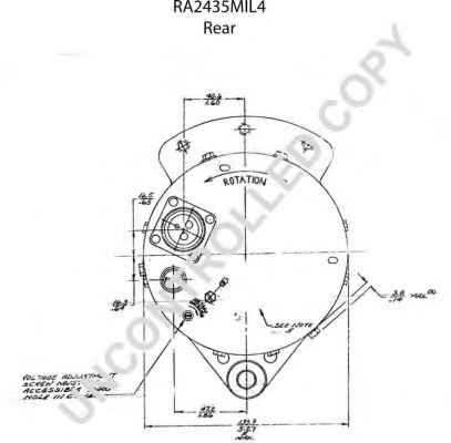 PRESTOLITE ELECTRIC RA2435MIL4
