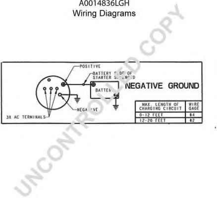 PRESTOLITE ELECTRIC A0014836LGH