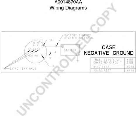 PRESTOLITE ELECTRIC A0014870AA