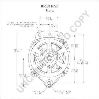 PRESTOLITE ELECTRIC 8SC3110VC98
