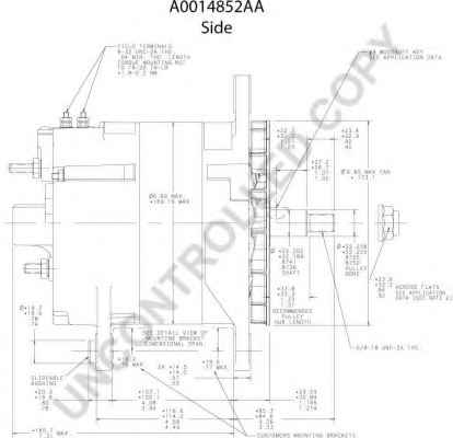 PRESTOLITE ELECTRIC A0014852AA