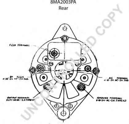 PRESTOLITE ELECTRIC 8MA2003PA