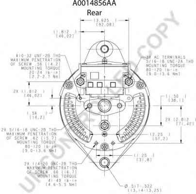 PRESTOLITE ELECTRIC A0014856AA