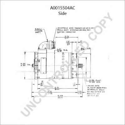 PRESTOLITE ELECTRIC A0015504AC