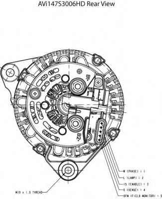 PRESTOLITE ELECTRIC AVI147S3106HD