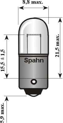 SPAHN GLUHLAMPEN 4504