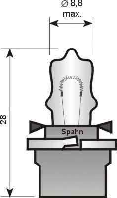 SPAHN GLUHLAMPEN 2224